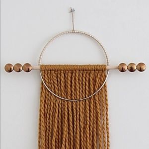 COPY - Mustard Yellow Modern Dreamcatcher Macrame Hanging